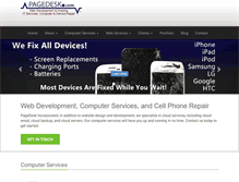 Tablet Screenshot of pagedesk.com